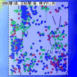 図２-２ 東北地方太平洋沖地震直後の震源断層の分布