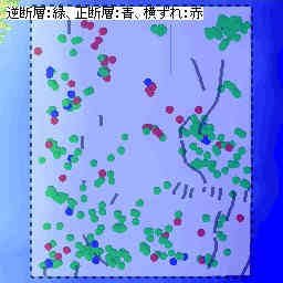 図２-１ 東北地方太平洋沖地震前の震源断層の分布