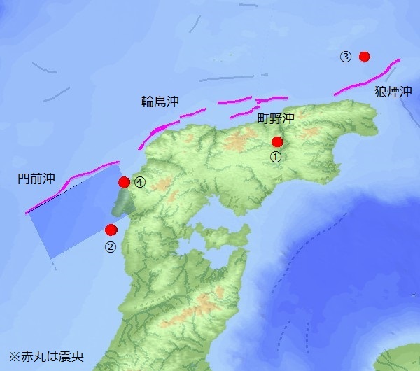 図１ 能登半島沖起震断層