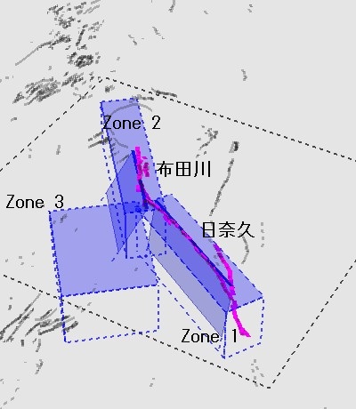 図４ゾーン１~３